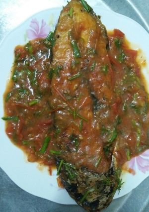 Hình của món Cá thu sốt cà chua 🍅🍅.