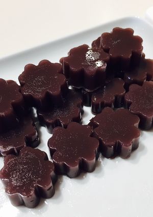 A picture of Yokan - Japanese Red Bean Jelly.