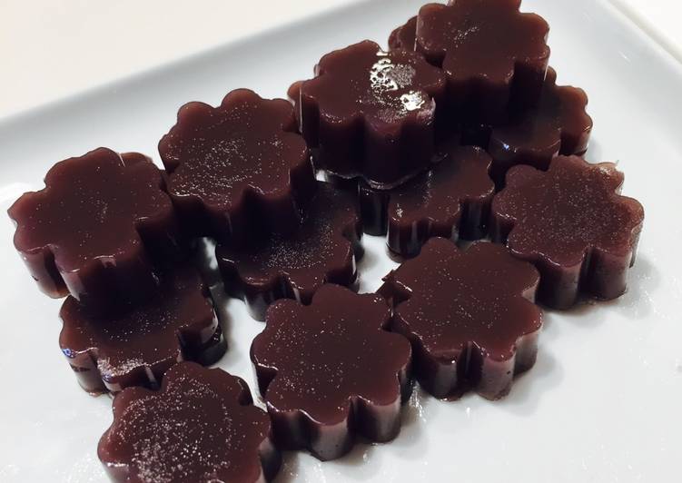 Recipe of Homemade Yokan - Japanese Red Bean Jelly