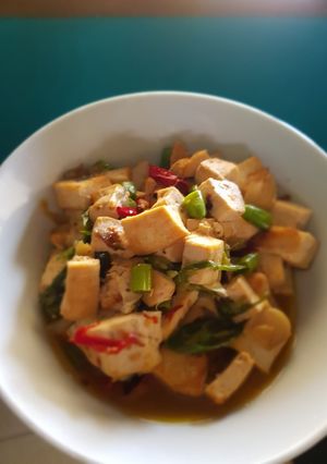 Foto resep Oseng tahu putih