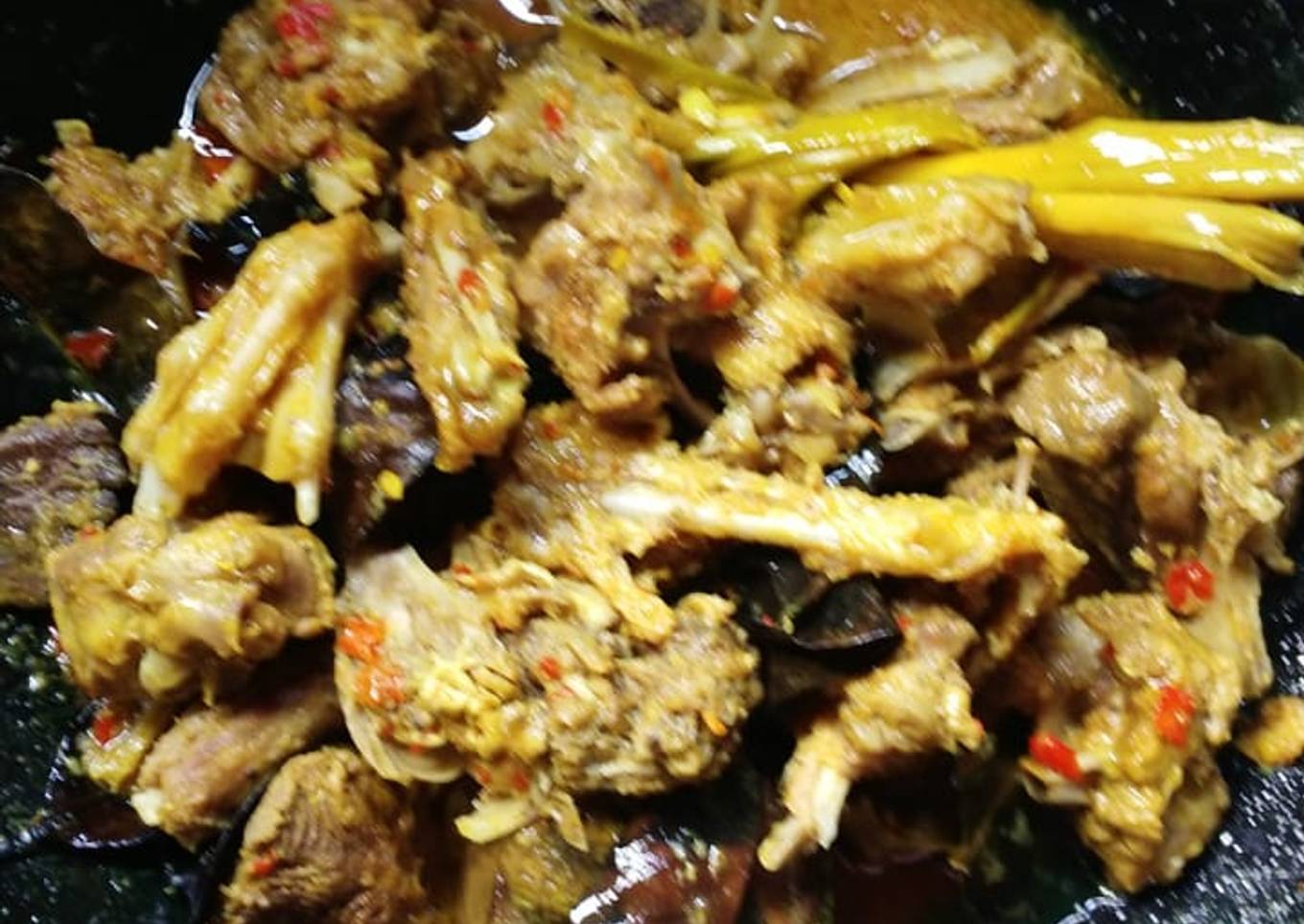 Bebek Rica-rica Rumahan Sederhana