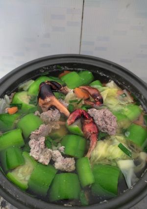 Hình của món Canh cua đồng.