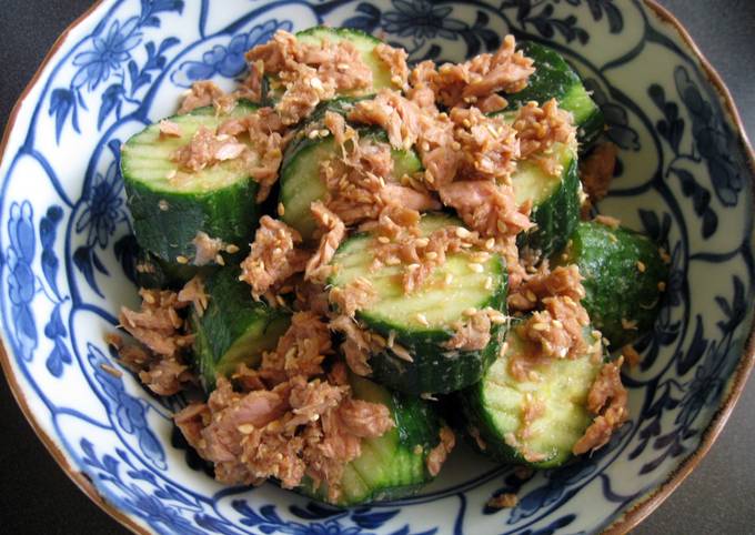 ‘Goma-ae’ Cucumber & Tuna