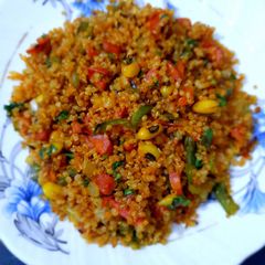 A picture of Quinoa in upma style.