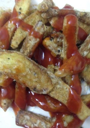 A picture of Masala fries.