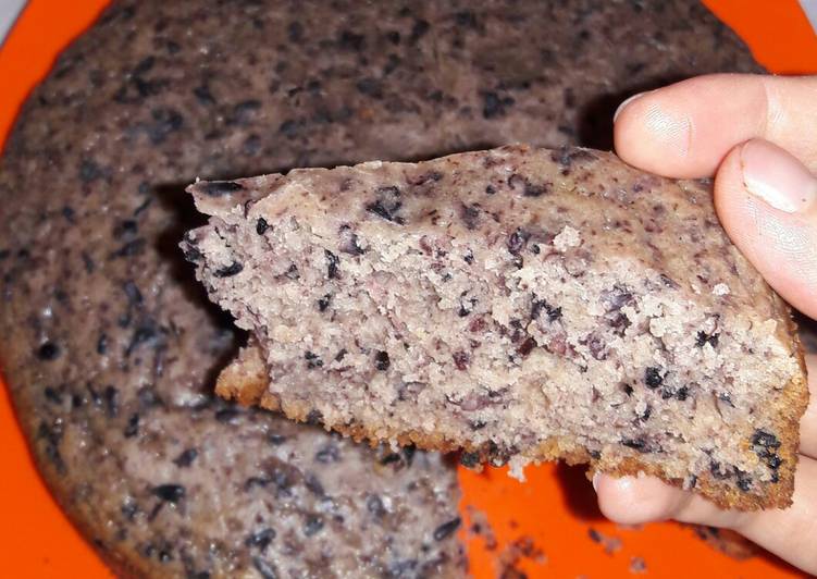 Langkah Mudah untuk Membuat Bolu tape ketan hitam baking pan yang Bikin Ngiler