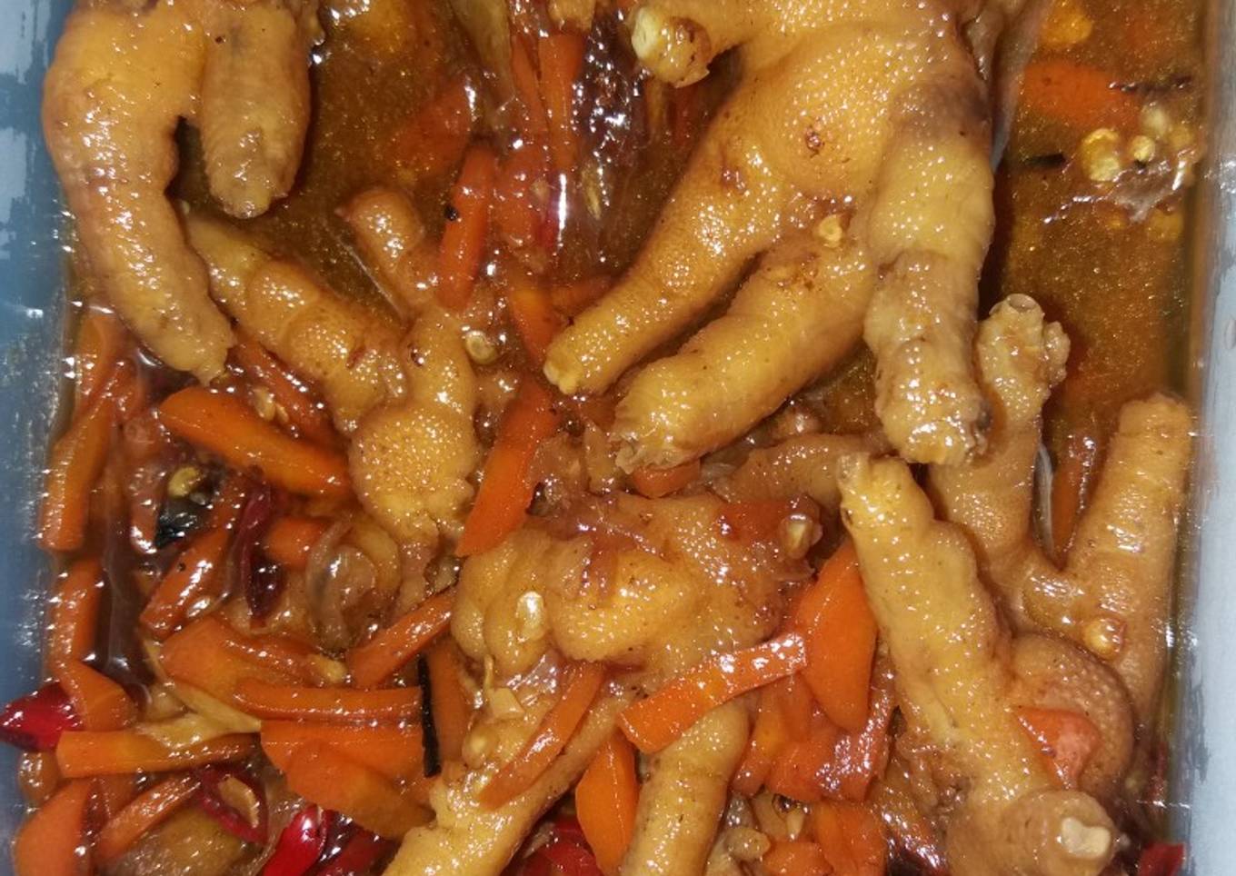 Ceker kecap sederhana