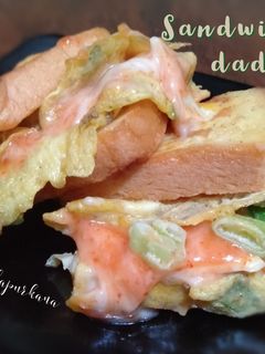 Foto resep Sandwich dadar