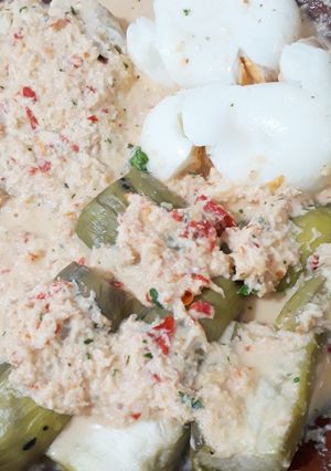 Foto resep Pecel terong, tempe, telor 🥚🍆