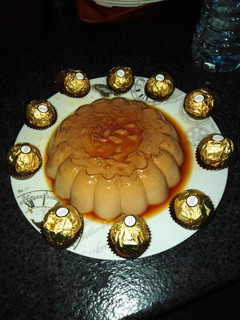 Una foto de Flan de Ferrero Rocher😋