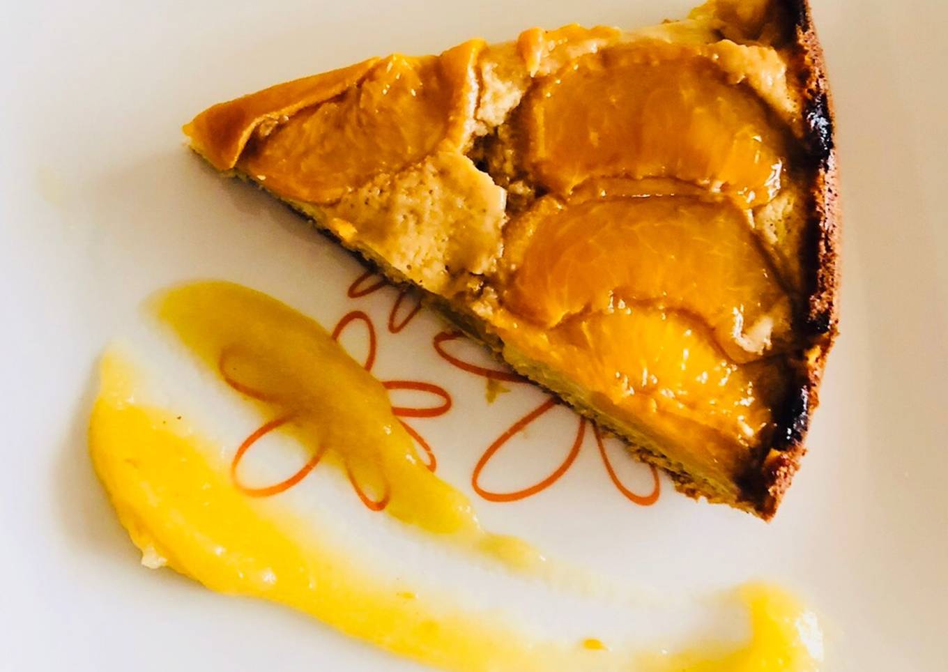 Bizcocho de melocotón fit