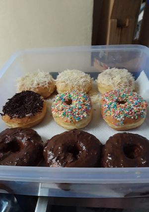 Foto resep Donat tanpa kentang menul menul