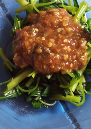 Foto resep Rujak kangkung