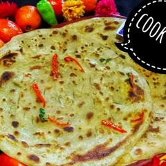 A picture of Street style lacha paratha.