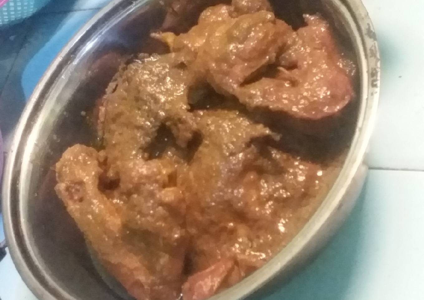 Ati empela.. Sayap ayam bumbu bebek