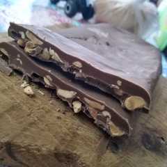 Una foto de 🍫Chocolate tipo block casero!💣