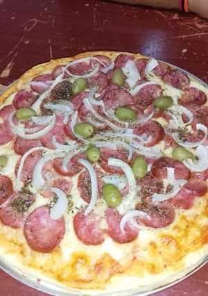 Foto de Pizza massa tradicional!😋🍕