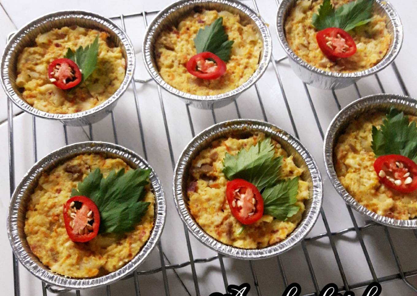 Schotel tahu makaroni(panggang)
