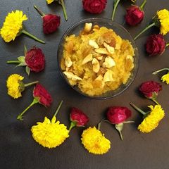 A picture of Moong Dal Halwa.