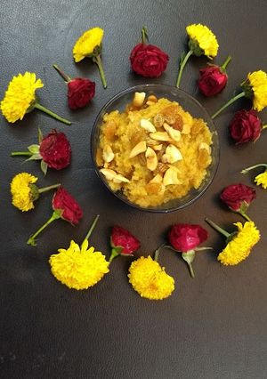A picture of Moong Dal Halwa.