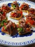 Antipasti di acciughe