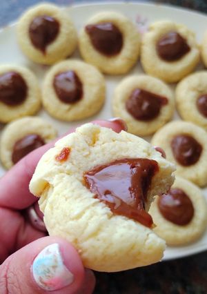 Una foto de Pepas de dulce de leche