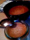 Flan de turrón de Jijona 