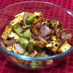 A picture of Grilled Paneer Salad for Weight Loss.