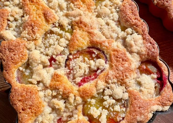 Pflaumenkuchen mit Streusel