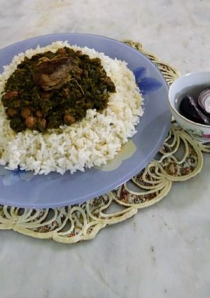 عکسی از دستور قرمه سبزی