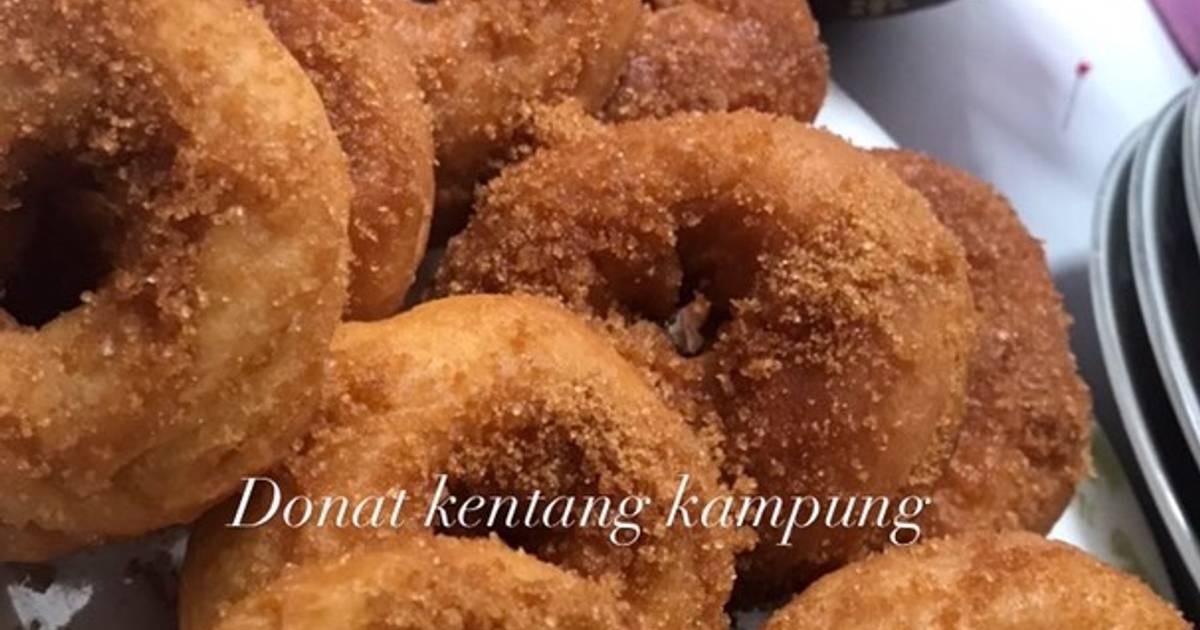 6.045 resep cara membuat donat kentang enak dan sederhana  