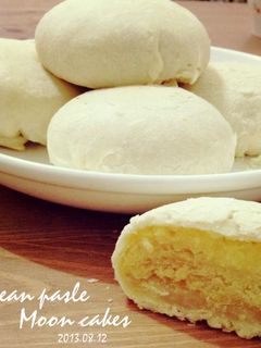蜂蜜綠豆椪 Mung bean paste moon cakes 的食譜成品照片