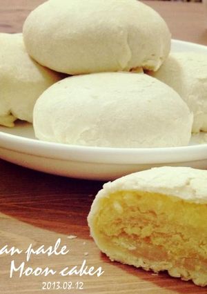 蜂蜜綠豆椪 Mung bean paste moon cakes 的食譜成品照片