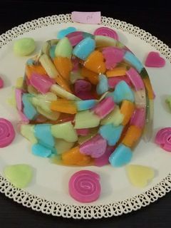 عکسی از دستور ژله خرده شیشه