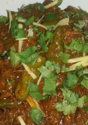 A picture of Karahi gosht 😍.