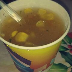 A picture of Corn soup.