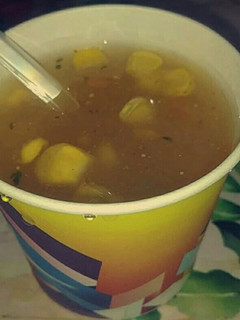 A picture of Corn soup.