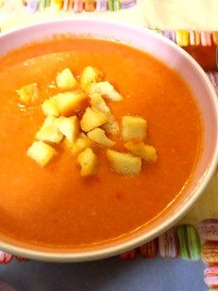 Una foto de Gazpacho de pimientos y comino