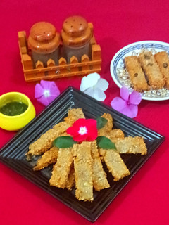 साबूदाना फ्राइज (Sabudana Fries) रेसिपी मुख्य फोटो