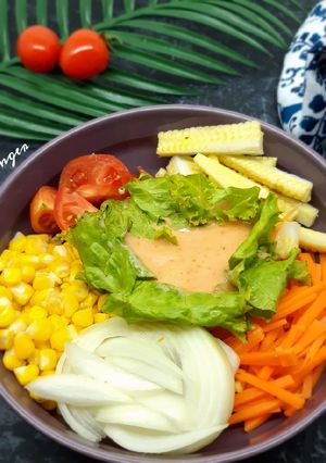 Foto resep Salad Sayur Thousand Island