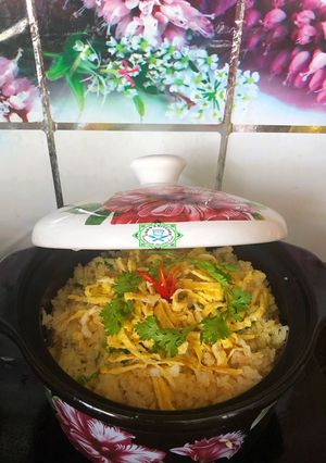 Hình của món Cơm chiên cá mặn.