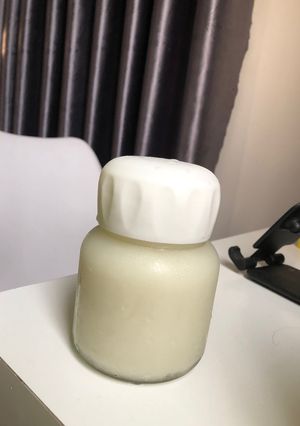 Hình của món Sữa cốm dừa non.
