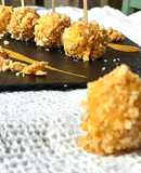 Finti falafel al gel di golden milk