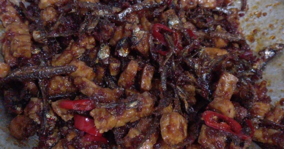 Sambal Goreng Ikan Teri & Tahu Tempe