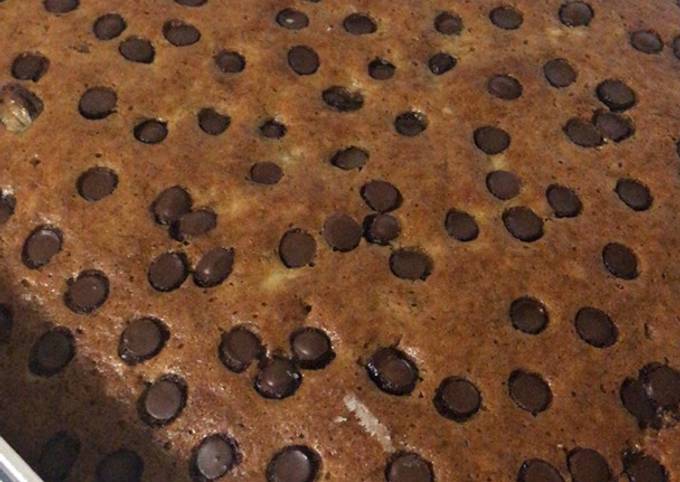 Easiest Way to Prepare Homemade Moist Banana Chocolate Chip Cake