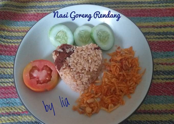 Cara Bikin Nasi Goreng Rendang Praktis