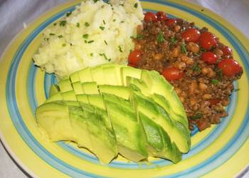 Easy Fast Cooking Mashed potatoes in coconut cream minced beef  beans Yummy Easy Fast Cooking Mashed potatoes in coconut cream minced beef  beans Yummy