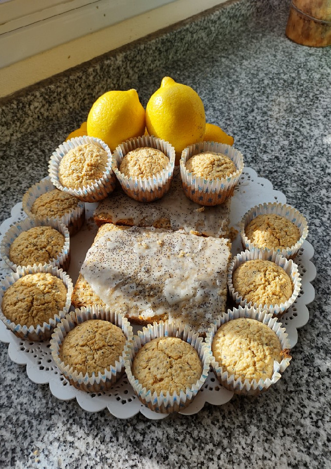Una foto de Muffins/Budín de limón Sin azúcar ni harina! 😜❣️