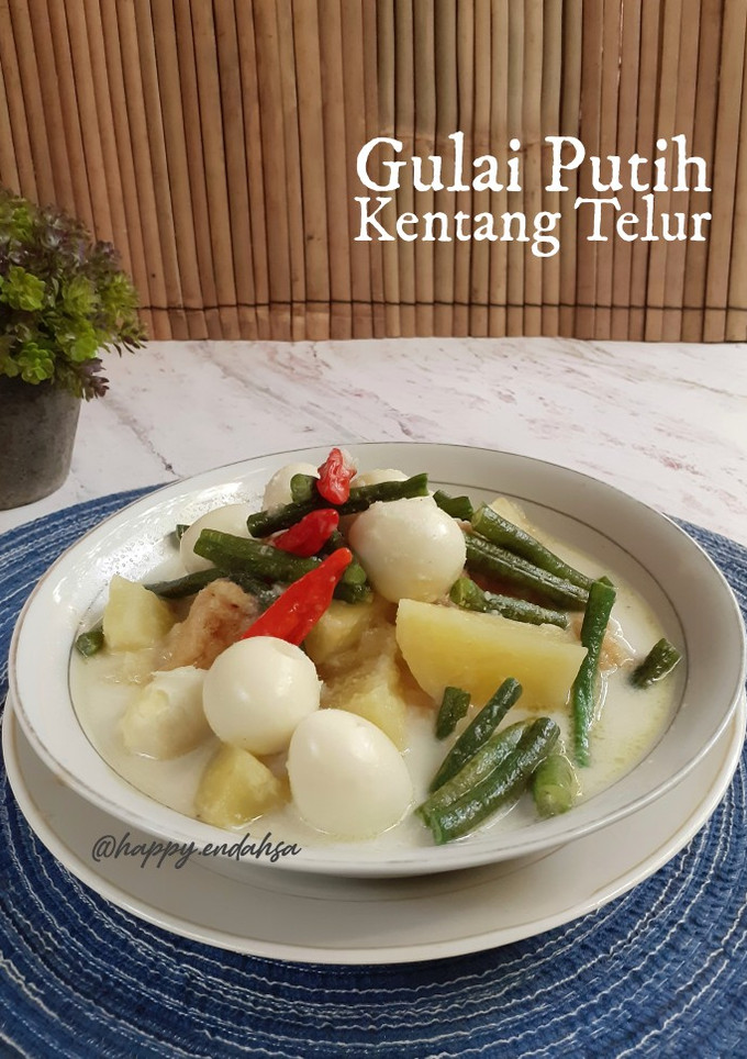 Foto resep Gulai Putih Kentang Telur
