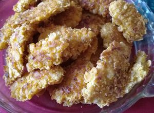 Una foto de Pollo crispy con cereales